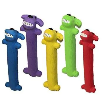 Multipet Loofa Latex Dog Toy - Durable & Fun for Small Dogs