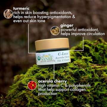 SANRE Vitamin C Facial Moisturizer, 1.1 OZ