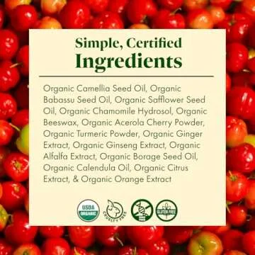 SANRE Vitamin C Cream – USDA Organic Moisturizer