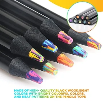 Rainbow Colored Pencils - Artistic Fun for Kids and Adults