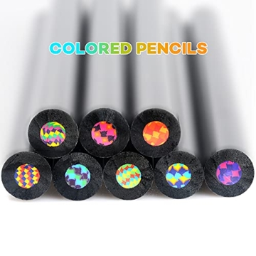 Rainbow Colored Pencils - Artistic Fun for Kids and Adults
