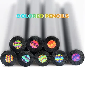 Rainbow Colored Pencils - Artistic Fun for Kids and Adults
