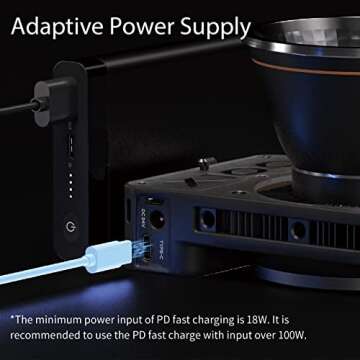 Zhi yun Molus X100 Combo 100W LED Video Light CCT 2700K~6500K CRI≥95 TLCI≥97 ZY Mount App Control Music Mode Continuous Lighting w/Bowens Adapter+Grip Battery for Studio, YouTube, Vlog, Live, etc