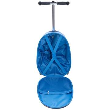 Fast Forward Spiderman Scooter Suitcase for Kids Ride-On 18in