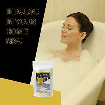 Aromasong Dead Sea Salt for Soaking - Coarse Grain Bath Salt Soak - 19 Lbs Bulk Resealable Pack - Leaves Your Skin Softer Then Epsom Salt