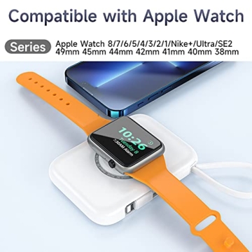 HUOTO 5000mAh Portable Charger for Apple Devices