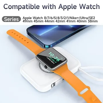 HUOTO 5000mAh Portable Charger for Apple Devices