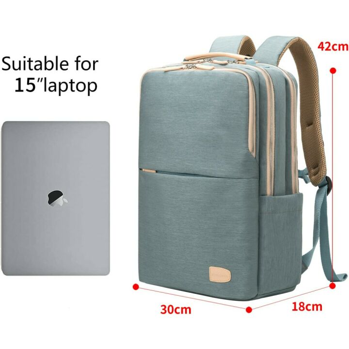 NOBLEMAN Waterproof Travel Backpack - USB & 15.6" Laptop
