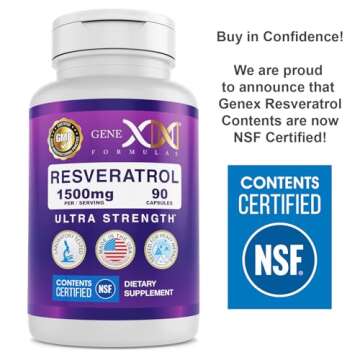 Resveratrol Supplement for Healthy Aging - NSF Certified