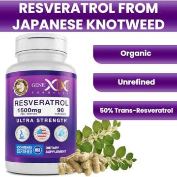 Resveratrol Supplement for Healthy Aging - NSF Certified