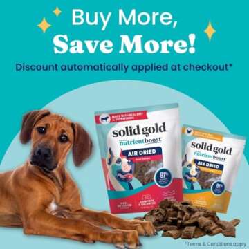 Solid Gold Air Dried Dog Food Toppers for Picky Eaters