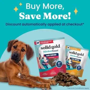 Solid Gold Air Dried Dog Food Toppers for Picky Eaters