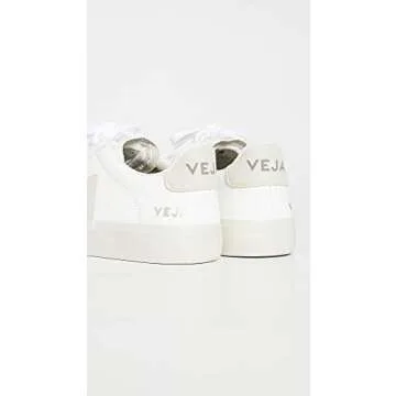 Veja Women's Campo Sneakers, White/Natural, 6 Medium US