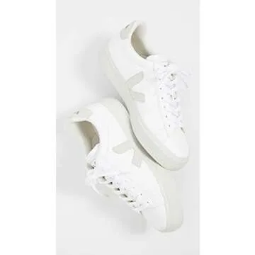 Veja Women's Campo Sneakers, White/Natural, 6 Medium US