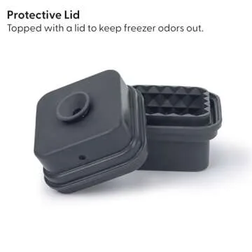 W&P Prism Single Ice Mold, Perfect Etched Large Cube, Slow Melting for Whiskey and Cocktails, Food Grade Premium Silicone, Dishwasher Safe, BPA Free