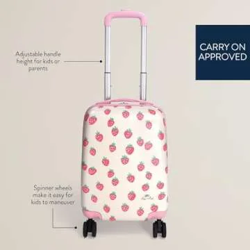 Stylish Itzy Ritzy Toddler Suitcase with Wheels