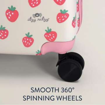 Stylish Itzy Ritzy Toddler Suitcase with Wheels