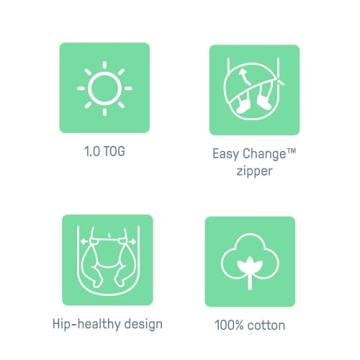 SwaddleMe Easy Change Swaddle 100% Cotton Newborn Sleep Solution