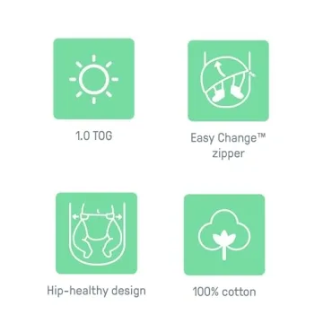 SwaddleMe Easy Change Swaddle 100% Cotton Newborn Sleep Solution