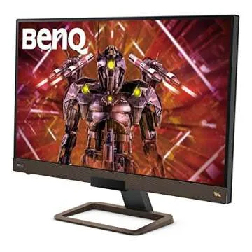 BenQ MOBIUZ EX2780Q Gaming Monitor 27" QHD 1440p w/ Remote 144Hz | IPS | HDRi | 95% DCI-P3 | Freesync | Black eQualizer | Eye-Care | Height/Tilt Adjustable Stand | 5w speakers w/ 5w Subwoofer | USB-C