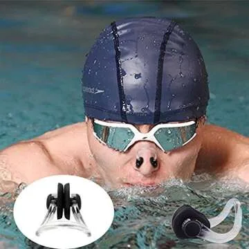 Linwnil 10Pcs Nose Clips for Swim Comfort and Fun