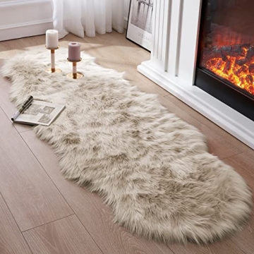 Luxurious Faux Fur Rug for Bedroom and More