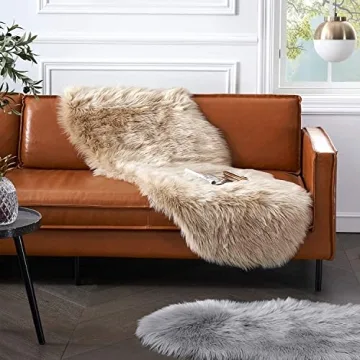 Luxurious Faux Fur Rug for Bedroom and More