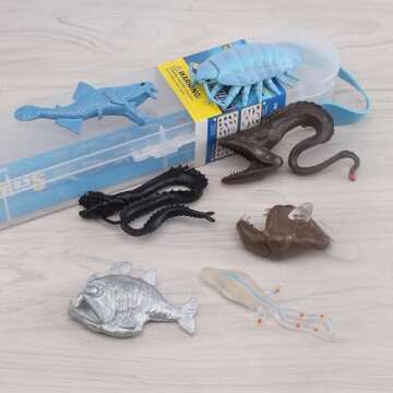 Liberty Imports Deep Sea Creatures Mini Figurines Set