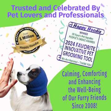 Happy Hoodie Dog Calming Band - Anxiety Relief & Noise Protection for Pets
