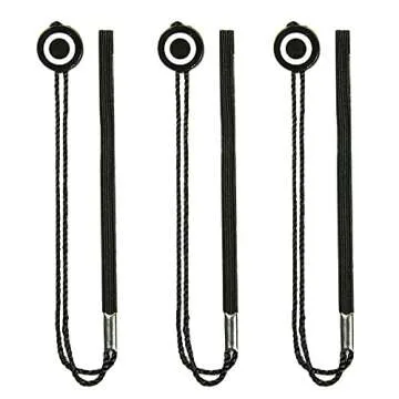 Foto&Tech Camera Lens Cap Leash with Elastic String, Compatible with Universal DSLR SLR Evil Mirrorl...