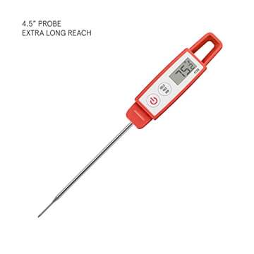 Lavatools PT09 Super-Quick Commercial Grade Digital Thermometer for Cooking, Meat, Candy, Candle, Li...