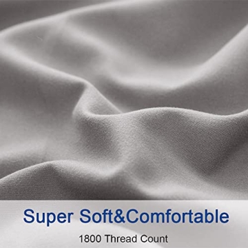 SONORO KATE Luxury Microfiber Bed Sheets King Size Set
