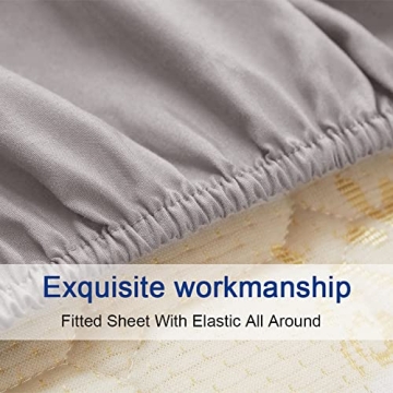 SONORO KATE Luxury Microfiber Bed Sheets King Size Set