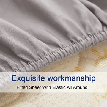 SONORO KATE Luxury Microfiber Bed Sheets King Size Set