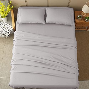 SONORO KATE Luxury Microfiber Bed Sheets King Size Set