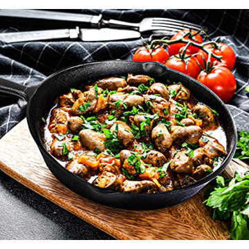 Cast Iron Skillet Set - 3 Pre-Seasoned Pans