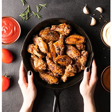 Cast Iron Skillet Set - 3 Pre-Seasoned Pans