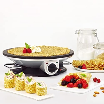 Health and Home No Edge Crepe Maker Electric Griddle 13 Inch