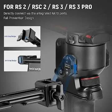 NEEWER Dual Handgrip Kit for DJI Gimbals - Stability & Comfort