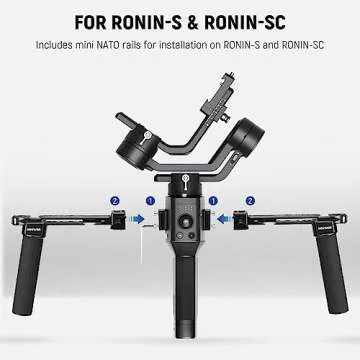 NEEWER Dual Handgrip Kit for DJI Gimbals - Stability & Comfort