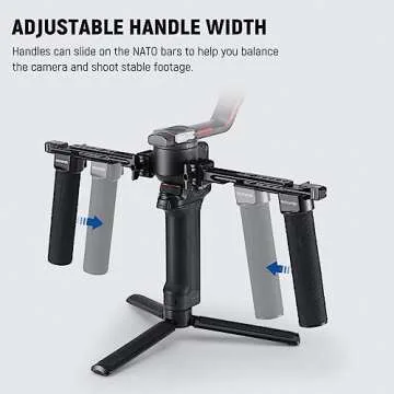 NEEWER Dual Handgrip Kit for DJI Gimbals - Stability & Comfort