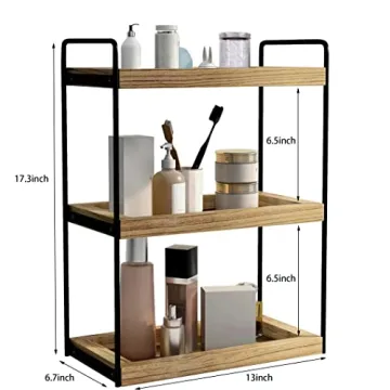 Stylish 3 Tier Bathroom Counter Organizer For All Rooms