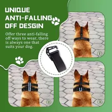 Dog Muzzle Basket Soft Dog Muzzle for Small Medium Large Size Breed Dogs Anti Biting Licking Chewing Adjustable Mesh Dog Muzzle with Reflective Strap for Dog Grooming & Daily Activities Black L