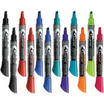 Quartet Dry Erase Markers - 12 Pack Assorted Colors