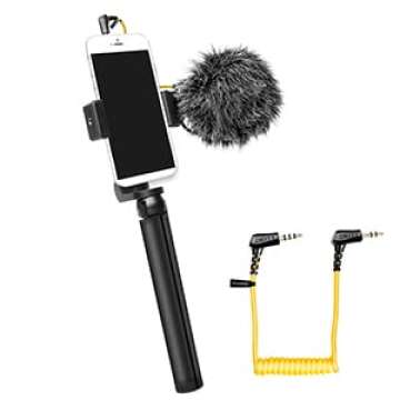 Deity V-Mic D4 Mini Microphone On-Camera Interview Mic Super Cardioid Compact Perfect for Vlog Pocket Cam DSLR Camera,Podcast, Voice Dictation,Recording YouTube, Interview, Video Conference