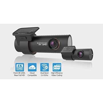 Premium BlackVue DR900S-2CH 4K Dashcam with GPS and WiFi