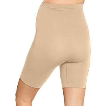 Jockey Women's Underwear Skimmies Maternity Seamfree Slipshort, Light, 1X-2X