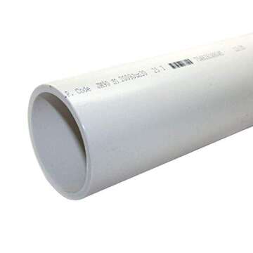 GENOVA PRODUCTS 315057 1/2" x 5' SCH40 PVC Pipe