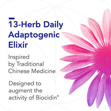 Biotonic Adaptogenic Tonic by Biocidin - Liquid Tincture Drops Adaptogen Supplement to Help Restore Energy & Help Reduce Occasional Fatigue - Herbal Elixir for Immune Support (2 oz)