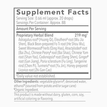 Biotonic Adaptogenic Tonic by Biocidin - Liquid Tincture Drops Adaptogen Supplement to Help Restore Energy & Help Reduce Occasional Fatigue - Herbal Elixir for Immune Support (2 oz)